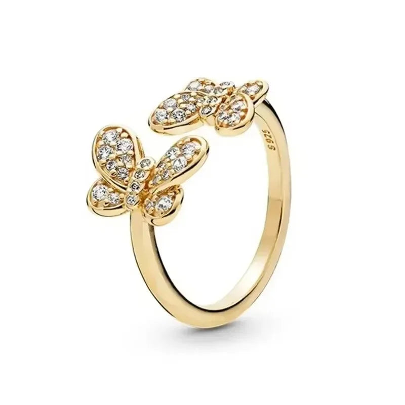 925 Women's Silver Ring Crown Charm Jewelry Fashion Festival Gift