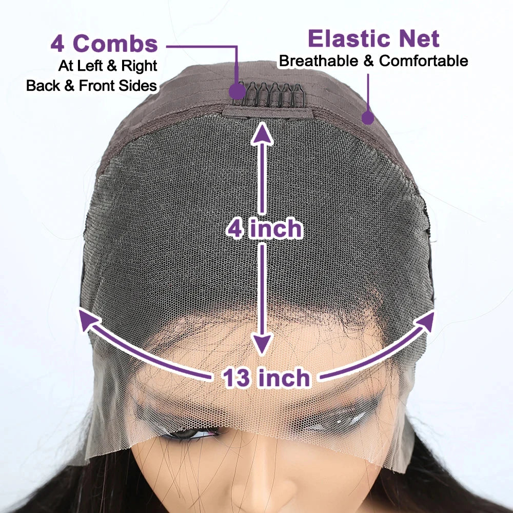 Short Bob Wig Human Hair Wavy 13x4 Transparent Lace Front Wigs For Women Body Wave Lace Frontal Wig 4x4 Lace Bob Wigs Human Hair