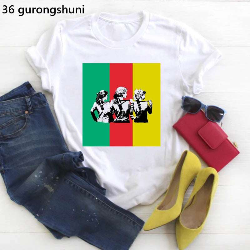 T Shirt Women Funny Heathers The Musical Graphic Print Camiseta Mujer Tshirt Fashion Tee Shirt Femme Summer Women Tops