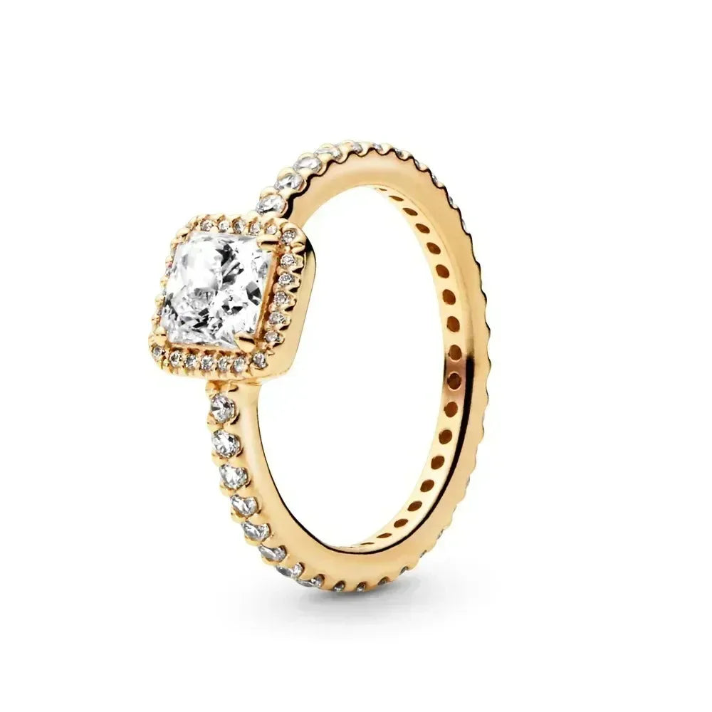 925 Women's Silver Ring Crown Charm Jewelry Fashion Festival Gift
