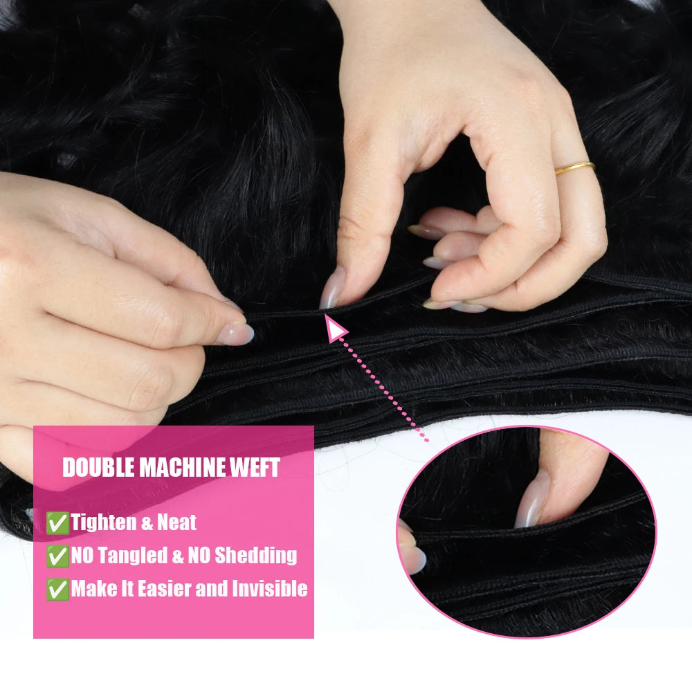 32 Inch Deep Wave 100% Human Hair Bundle With Closure Curly 3 Bundles With Closure Human Hair Weavings And Closure Vietnamese