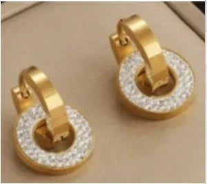JOVOLOVE Stainless Steel Make For Women Earrings