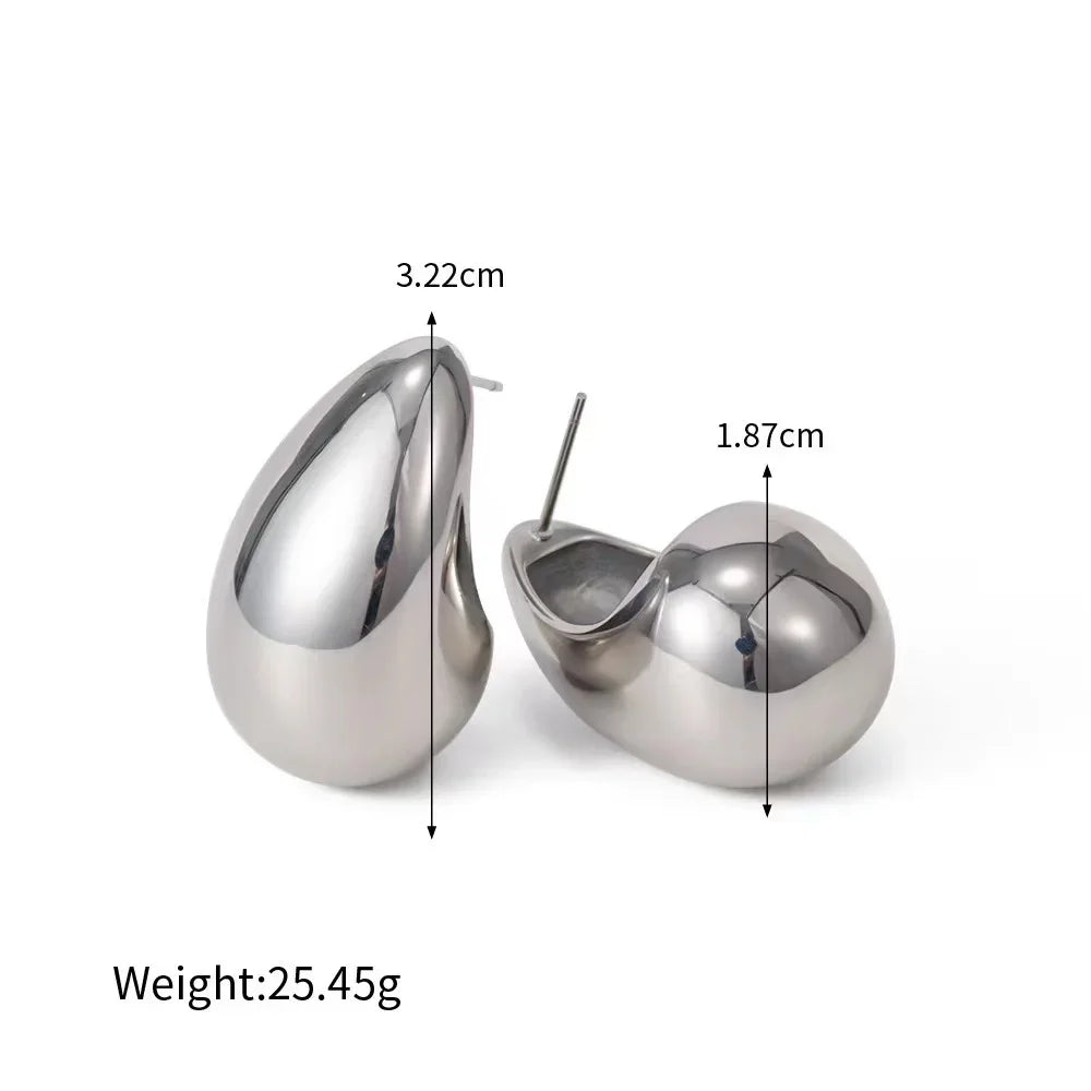 JOVOLOVE Stainless Steel Make For Women Earrings