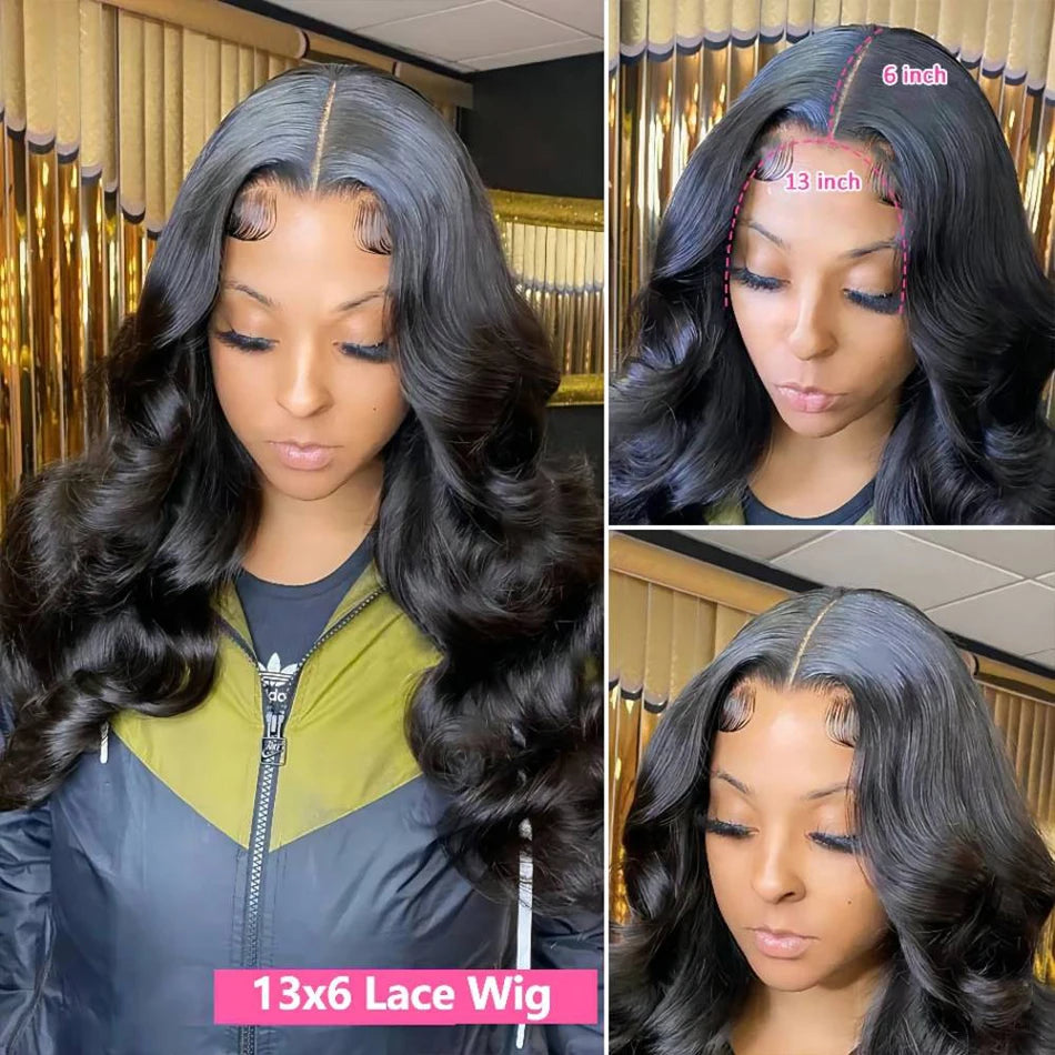 30 inch Hd Lace Front Wig Human Hair 13x6 Body Wave Lace Frontal Wig 13x4 Loose Wave Lace Front Wigs Curly Wigs 100% Human Hair