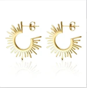 JOVOLOVE Stainless Steel Make For Women Earrings