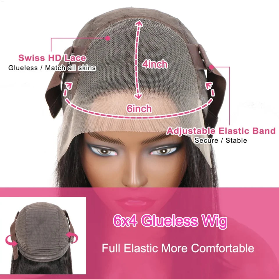 Short Curly Bob Wig Human Hair 13x4 HD Deep Wave Lace Frontal Wigs Short Bob Wigs Pre Plucked Wet And Wavy 6x4 Glueless Lace Wig
