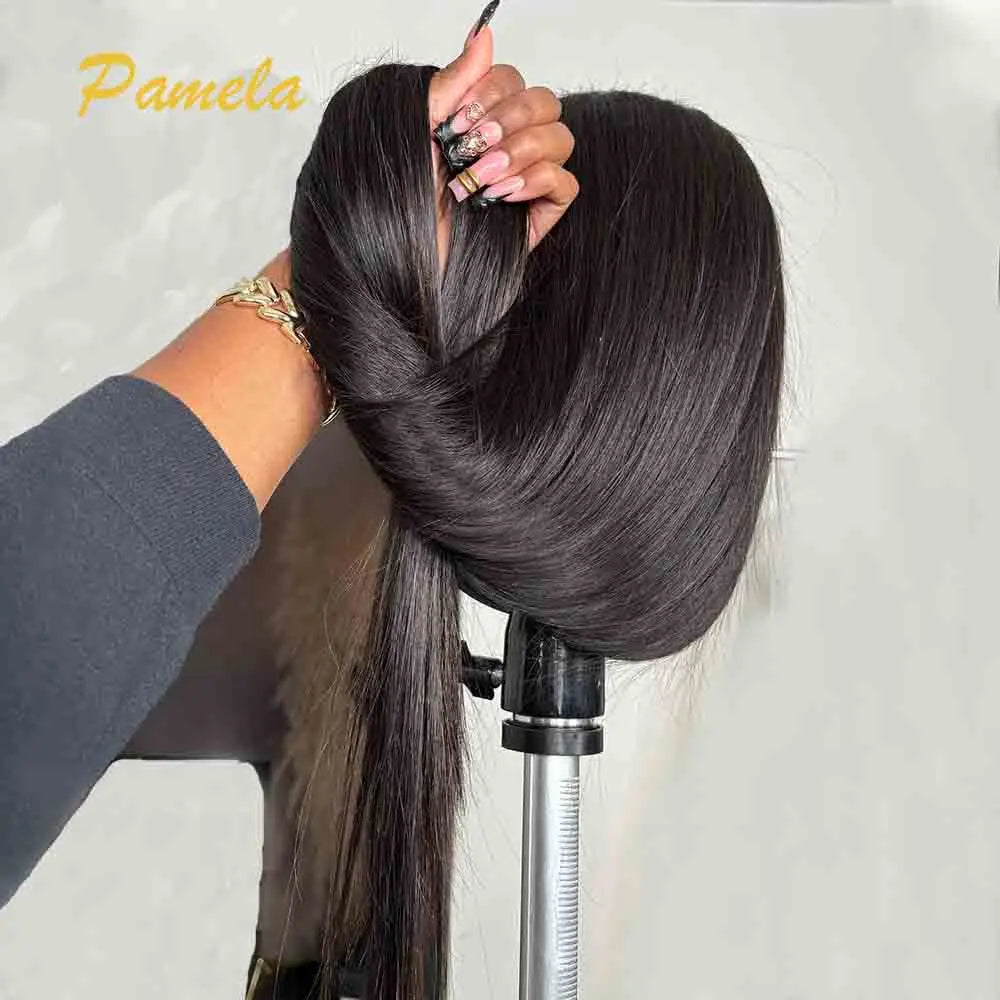13x6 HD Lace Frontal Glueless Wig Pre Plucked Human Hair Ready To Go Bone Straight 9X6 Lace Front human hair Wig For Women