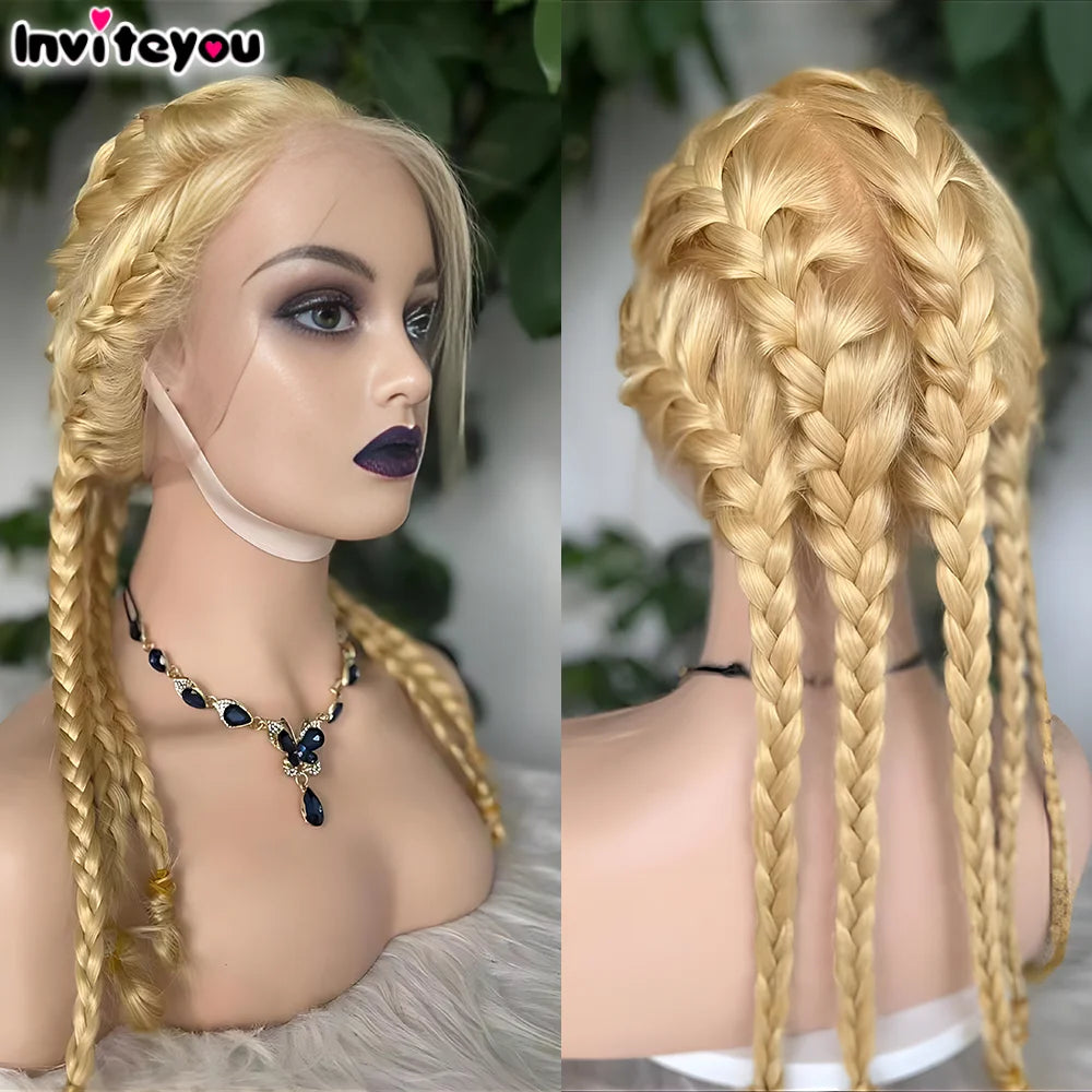 Full Lace 16-28  Human Hair Wigs Bone Straight #613 Honey Blonde Hd 360 Full Lace Frontal Human Hair Wigs Brazilian 13x4 Wig
