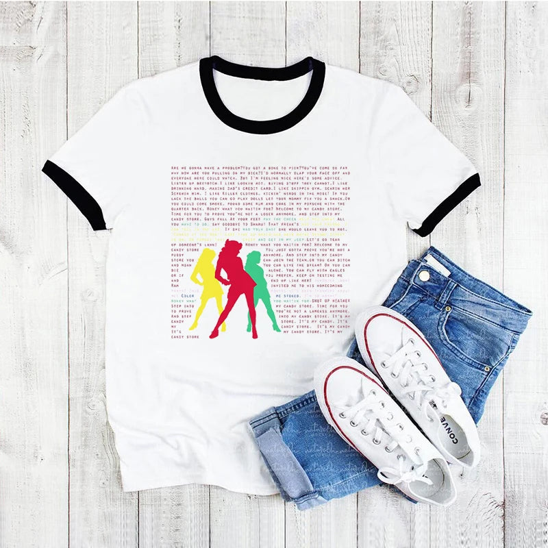 T Shirt Women Funny Heathers The Musical Graphic Print Camiseta Mujer Tshirt Fashion Tee Shirt Femme Summer Women Tops