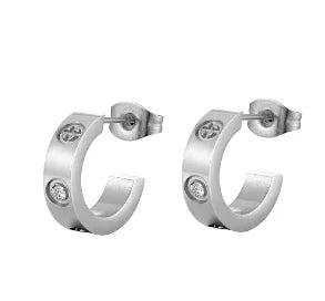 JOVOLOVE Stainless Steel Make For Women Earrings