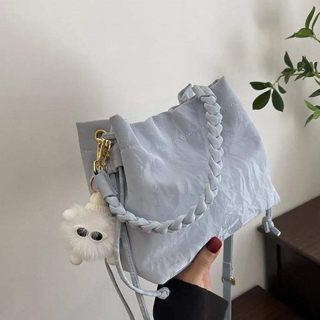 Women Tote Bags Sophisticated Medium Bucket Bag Pu Women'S Bucket Bag Stylish Crossbody Handbag For Short Travel Daily Commuting