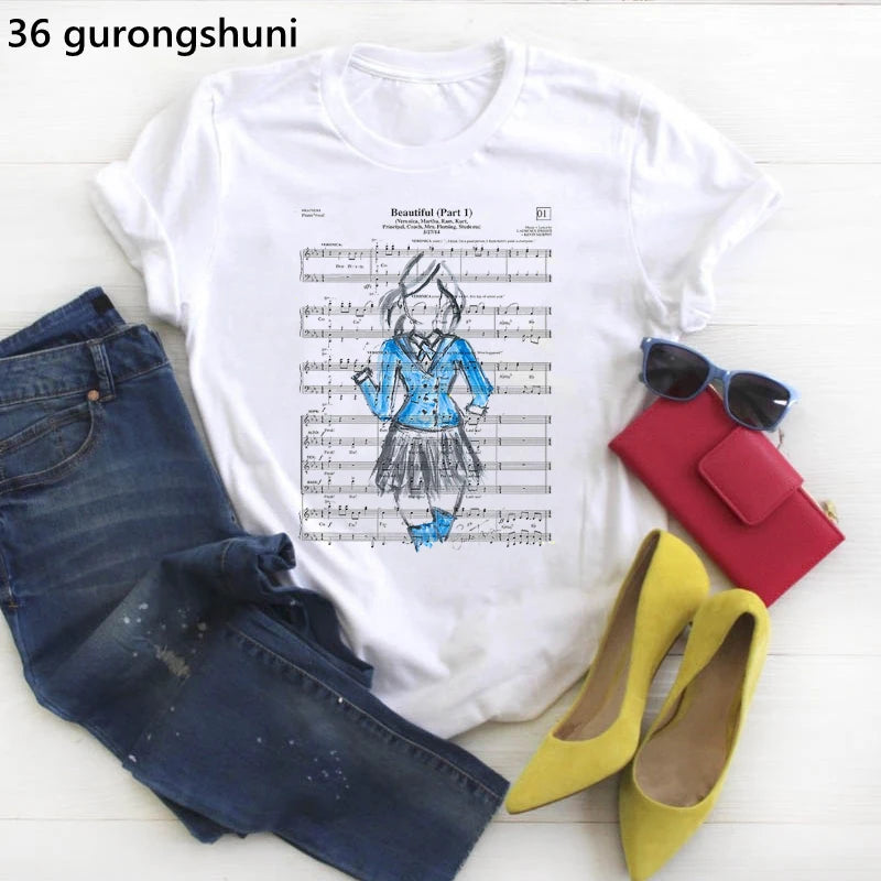T Shirt Women Funny Heathers The Musical Graphic Print Camiseta Mujer Tshirt Fashion Tee Shirt Femme Summer Women Tops