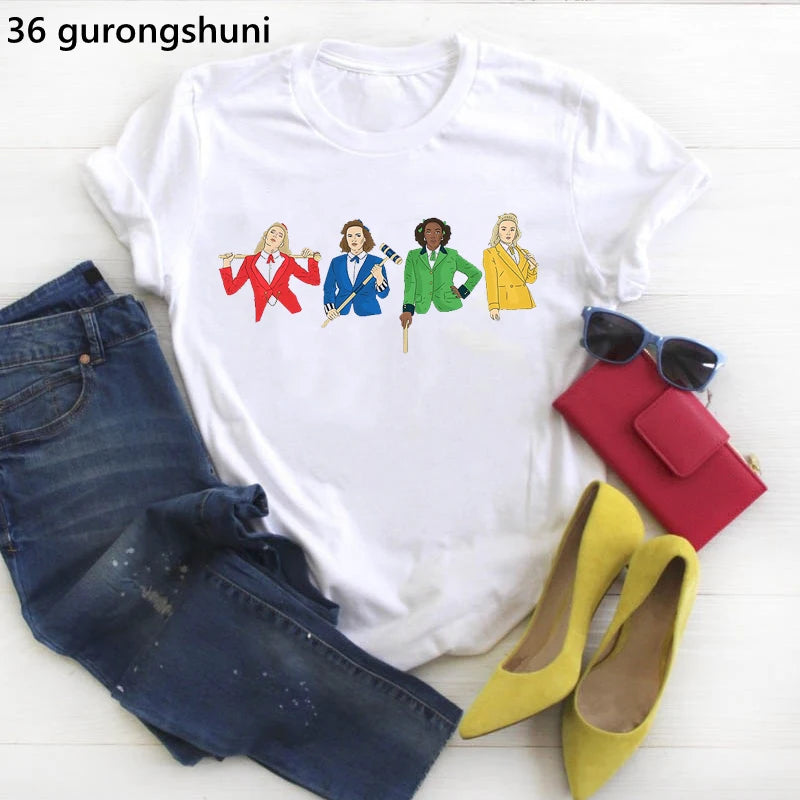 T Shirt Women Funny Heathers The Musical Graphic Print Camiseta Mujer Tshirt Fashion Tee Shirt Femme Summer Women Tops