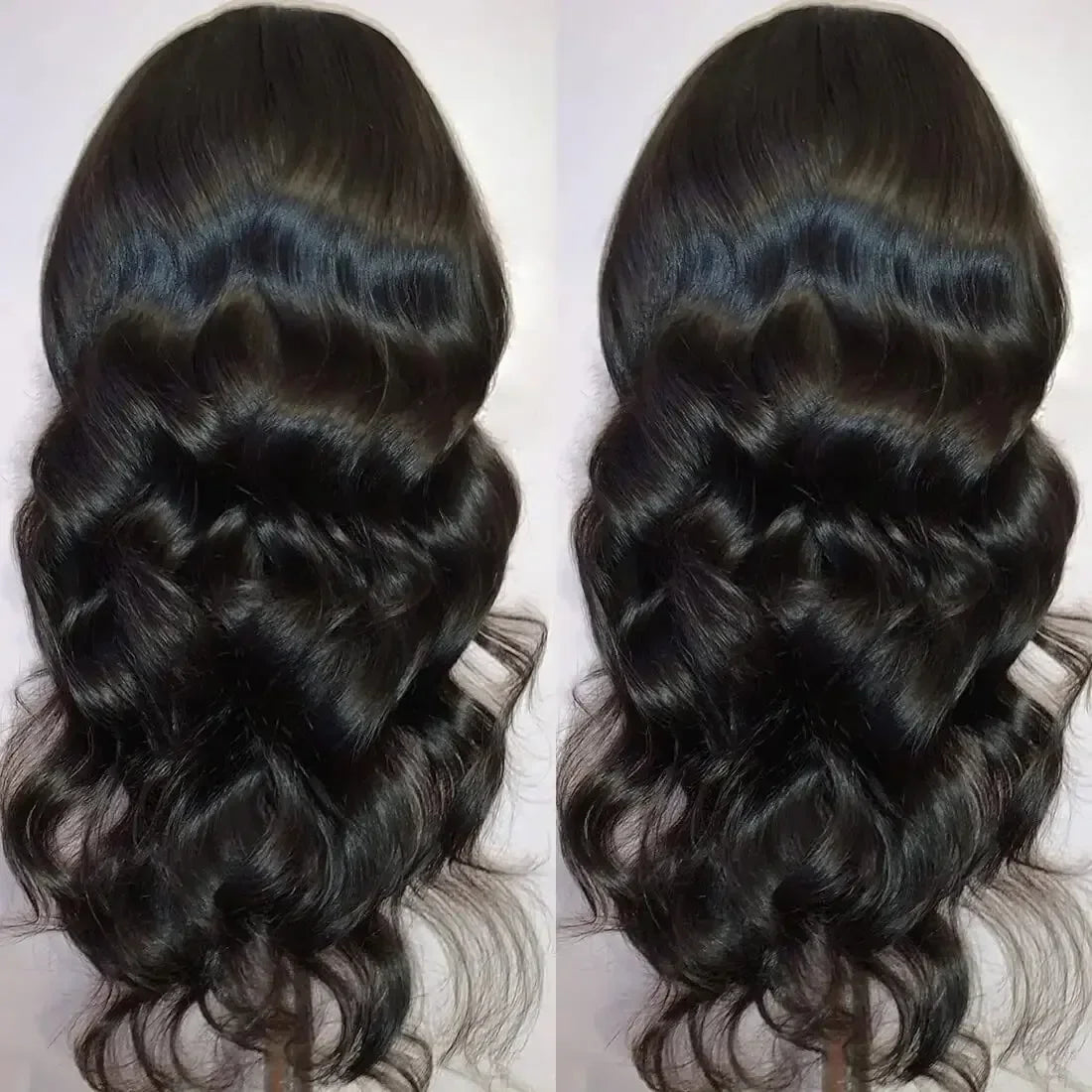 New Body Wave 13*4 Lace Front Synthetic Wigs,Long Glueless Lace Front Wig with Pre Plucked Natrural Hairline and Baby Hair