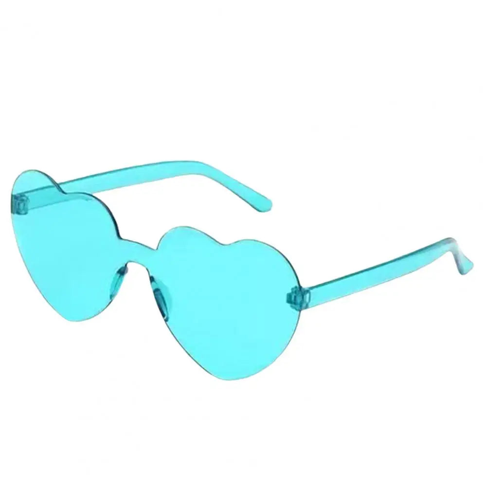Creative Funny Travel Women Sunglasses Eye Cute Heart Shape Transparent Men Outdoor Sunglasses