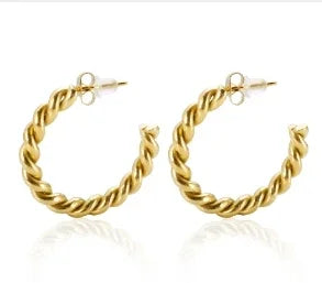 JOVOLOVE Stainless Steel Make For Women Earrings