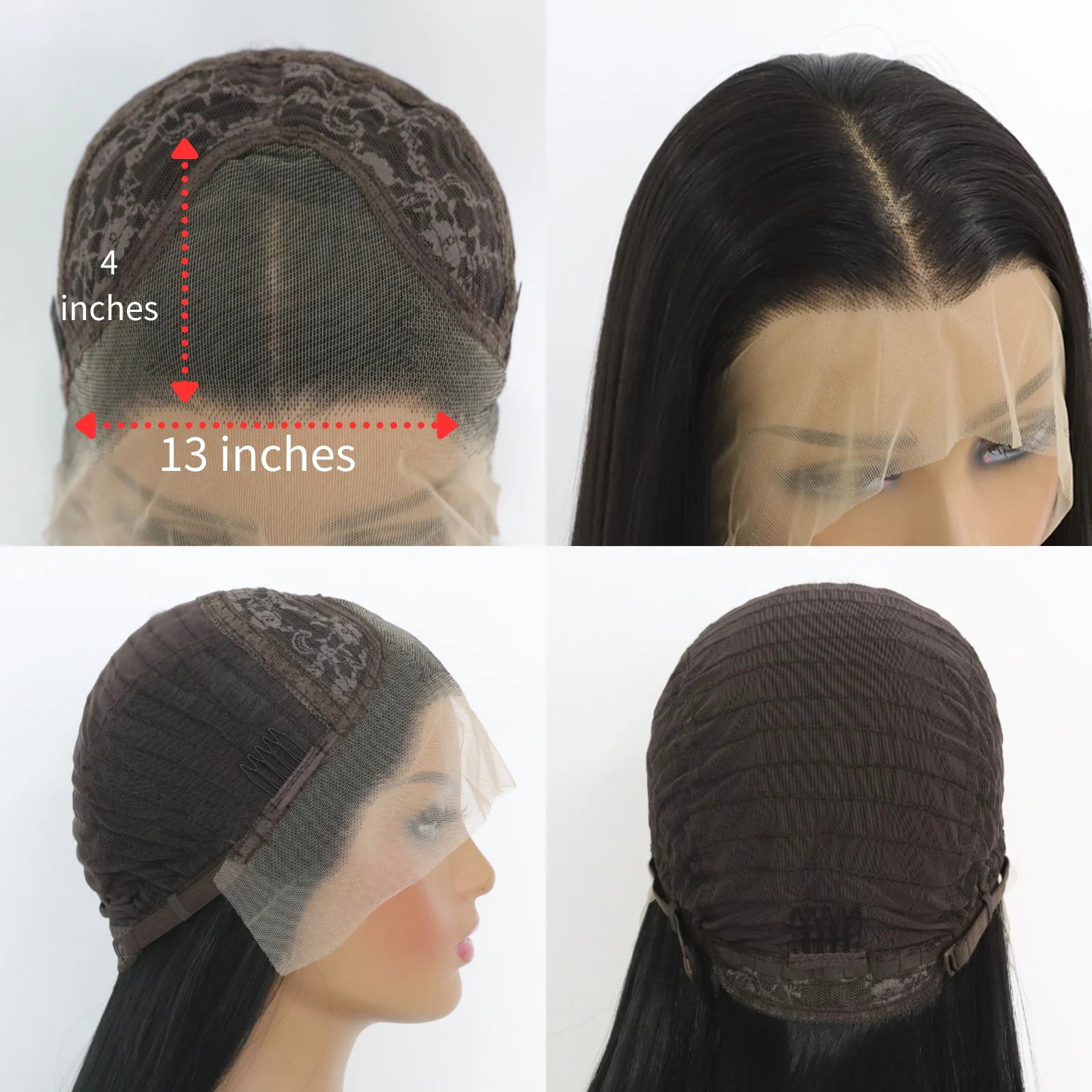 13*4 Lace Front Wigs Straight Wigs with High Quality Synthetic Hair  Wigs and Good Texture