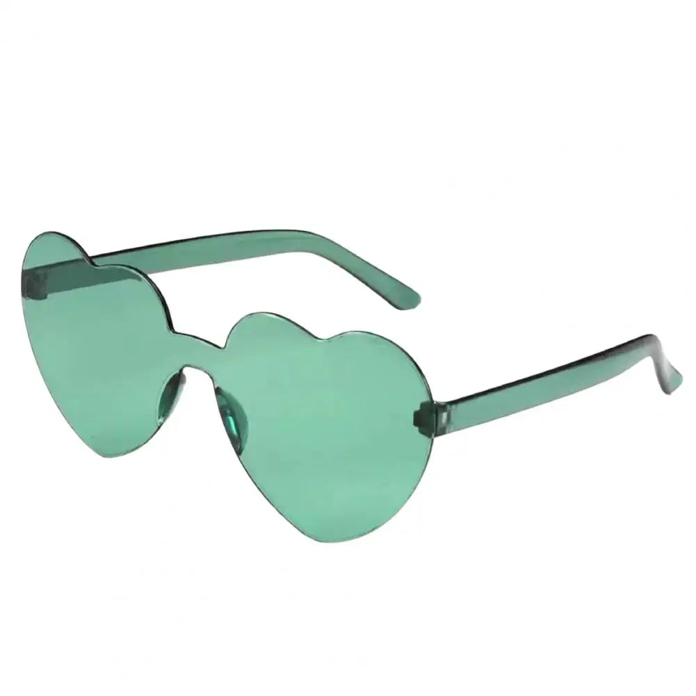 Creative Funny Travel Women Sunglasses Eye Cute Heart Shape Transparent Men Outdoor Sunglasses
