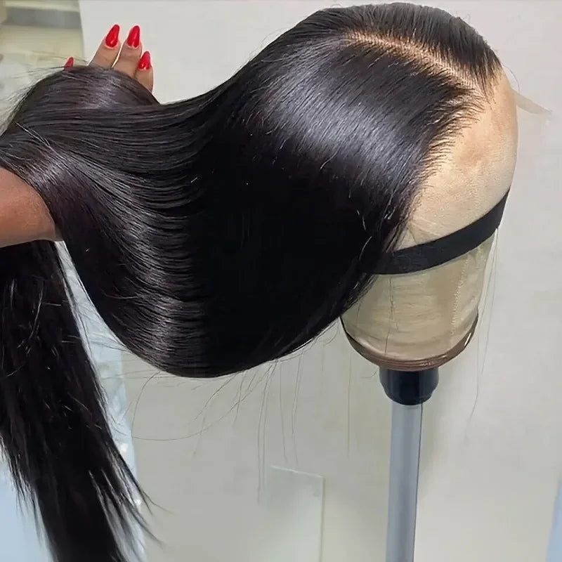 Lace Front Human Hair Wig Brazilian Straight Lace Front Human Hair Wigs For Women Glueless Wigs On Clearance Sale