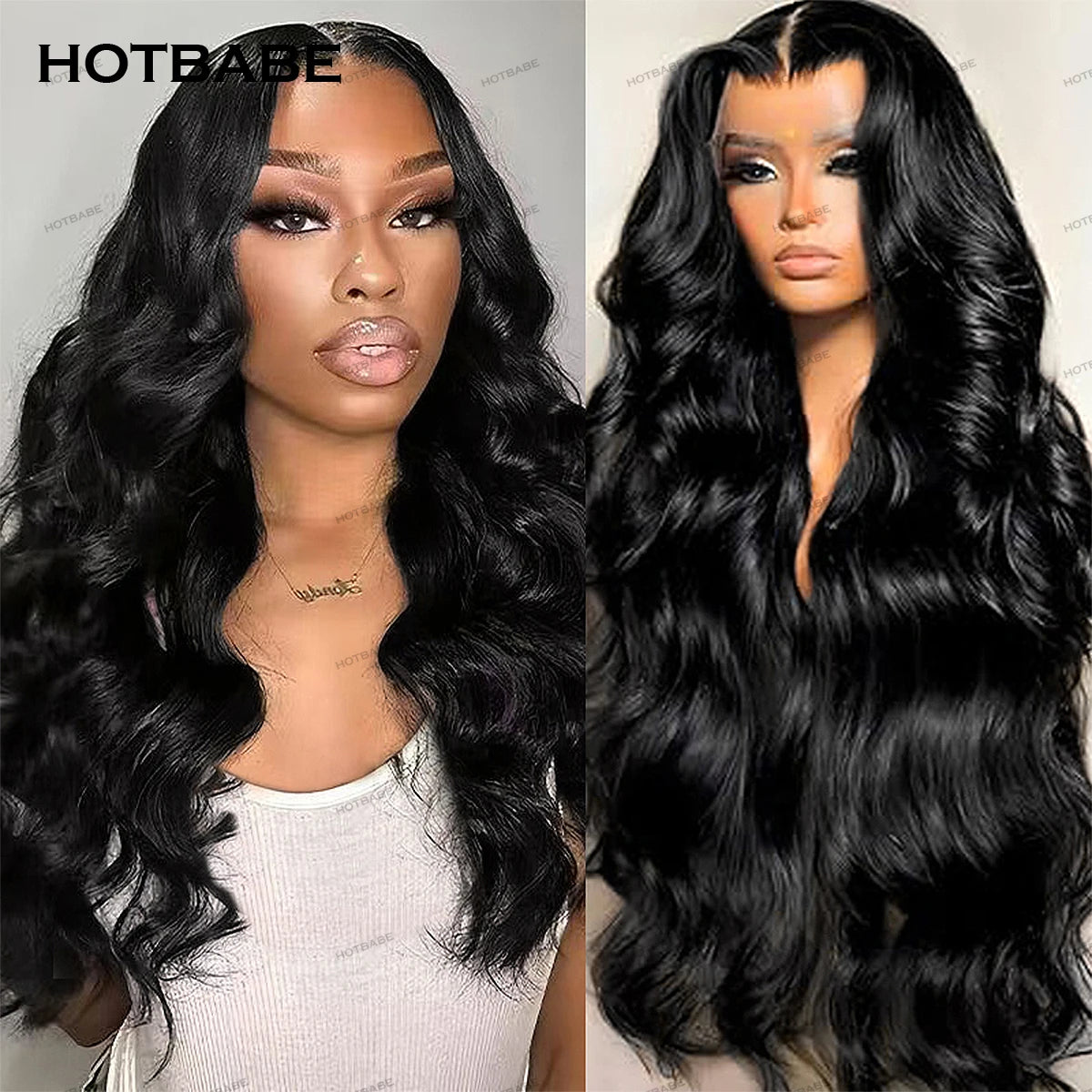 Body Wave Human Hair Wigs Preplucked 100% Human Hair Glueless Wigs Human Hair 360 Full Lace Wigs 13×6/13×4 HD Transparent Lace