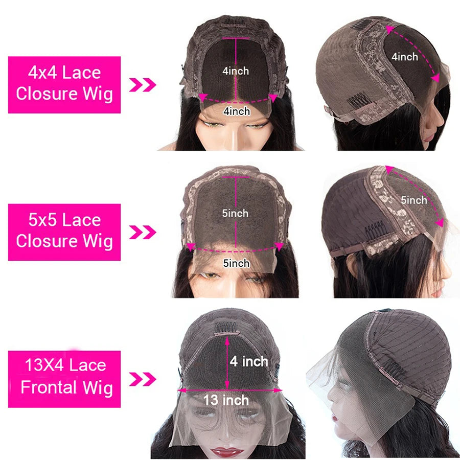 Body Wave Lace Front Wig Human Hair Wigs With Bangs Glueless 13x4 Lace Frontal Wig Fringe Cheap Brazilian Wigs On Sale Clearance