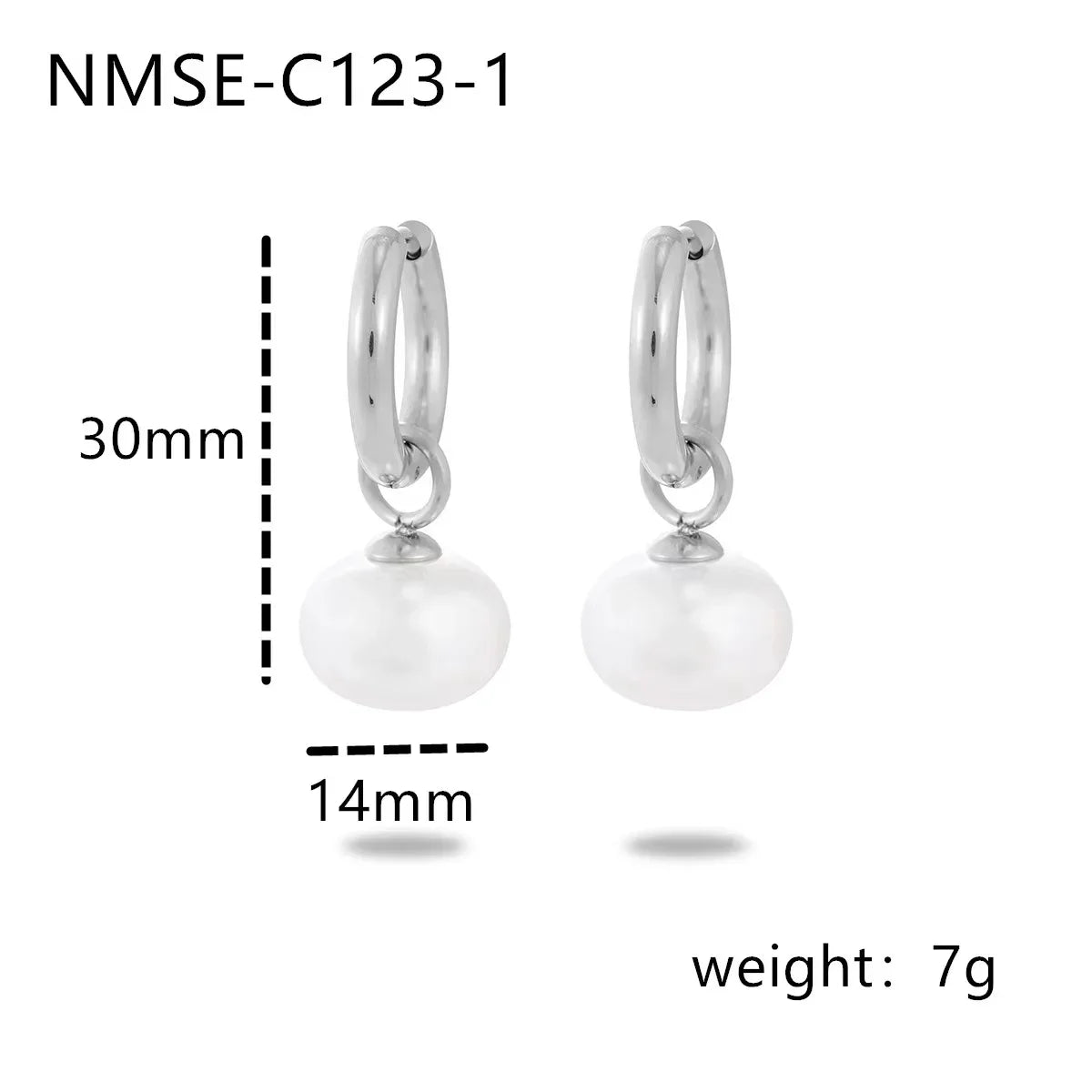 JOVOLOVE Stainless Steel Make For Women Earrings