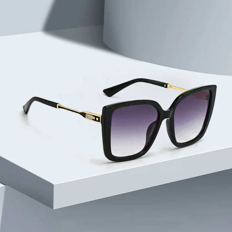 2025 Fashionable Women Sunglasses Large Frame Gradient Color Glasses for Women Exquisite Design for Women Sunglasses for Women