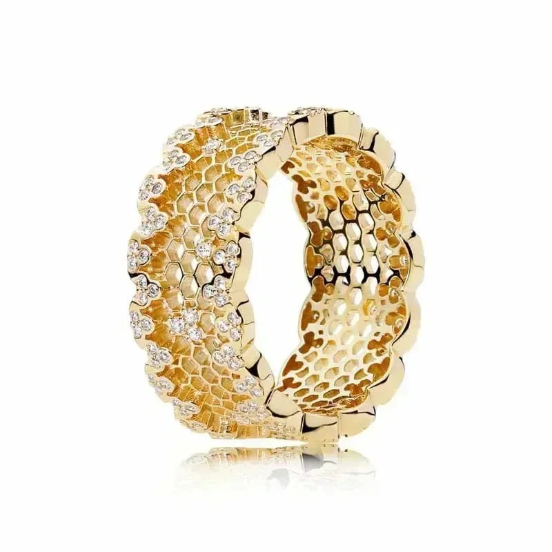 925 Women's Silver Ring Crown Charm Jewelry Fashion Festival Gift