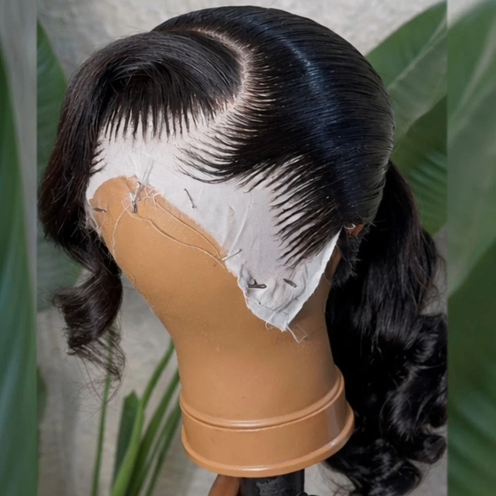 42 Inch Lagos Hairline 360 Full HD Lace Frontal Wigs 100% Human Hair Pre Plucked 400 Density 13x6 HD Lace Front Wear And Go Wigs