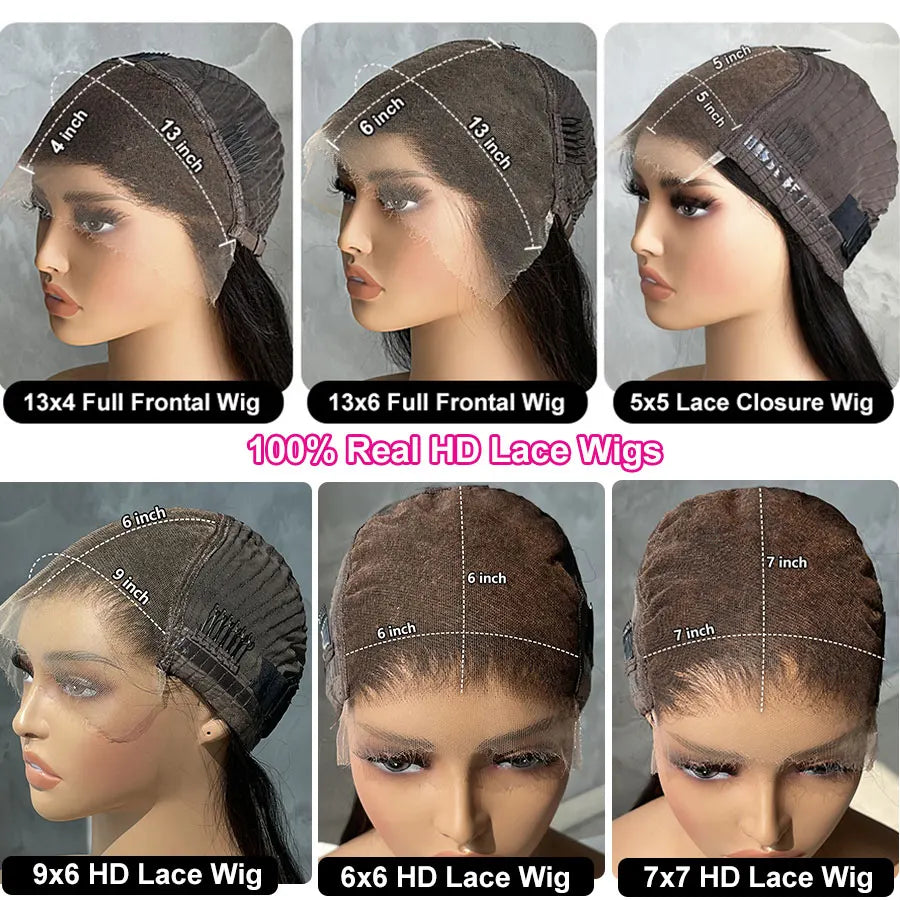 Ultra Fitted HD Lace Wig Pre Plucked Natural Hairline Glueless HD Lace Closure Wig Bleached Knots Body Wave Invisible HD Lace Wi