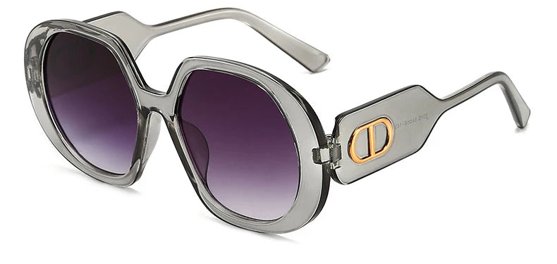 Vintage Women Sunglasses Fashion Classic Oversize Round Frame Sunglass