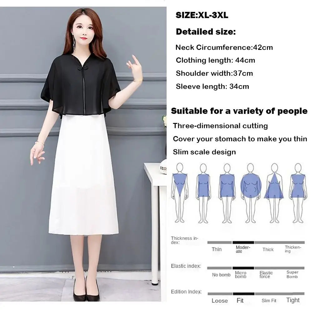 Cloak Multicolor Chiffon Shawl Breathable Short Tulle Shawl Women Tops Women
