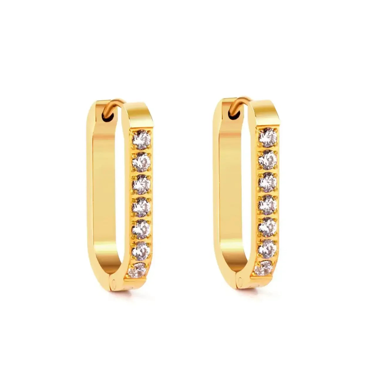 JOVOLOVE Stainless Steel Make For Women Earrings