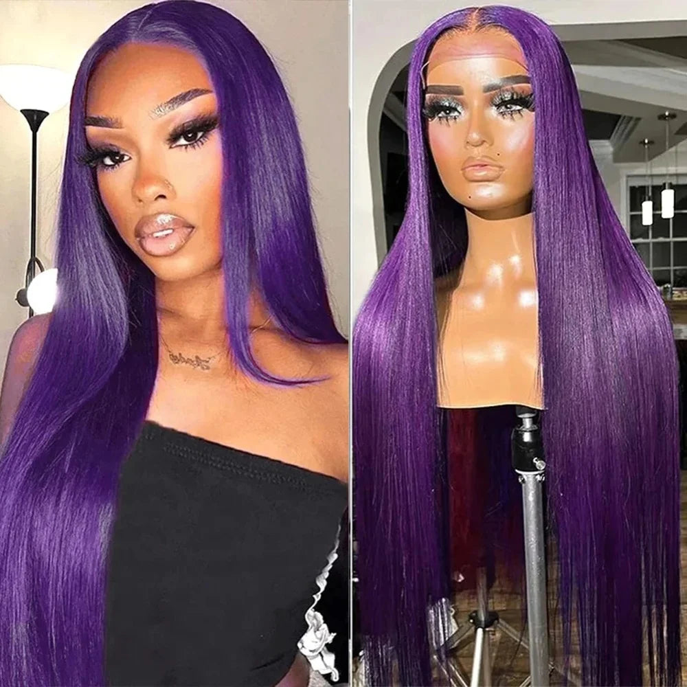 40 Inch Yellow Wigs Long Straight Lace Front Synthetic Wigs Pre Plucked Natural Hairline Glueless Wigs for Fashion Women Cosplay