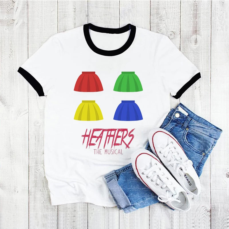 T Shirt Women Funny Heathers The Musical Graphic Print Camiseta Mujer Tshirt Fashion Tee Shirt Femme Summer Women Tops