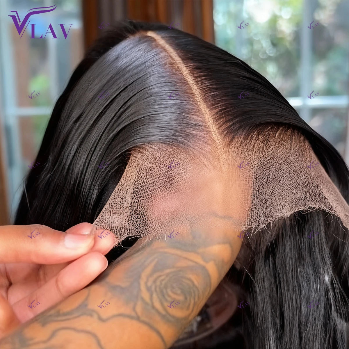 40 42 Inch Silky Straight 450 Density Lagos Hairline Glueless Wigs Human Hair 13x4 HD Lace Frontal Wig Preplucked Ready To Wear