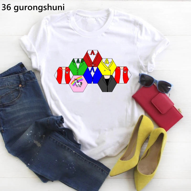 T Shirt Women Funny Heathers The Musical Graphic Print Camiseta Mujer Tshirt Fashion Tee Shirt Femme Summer Women Tops