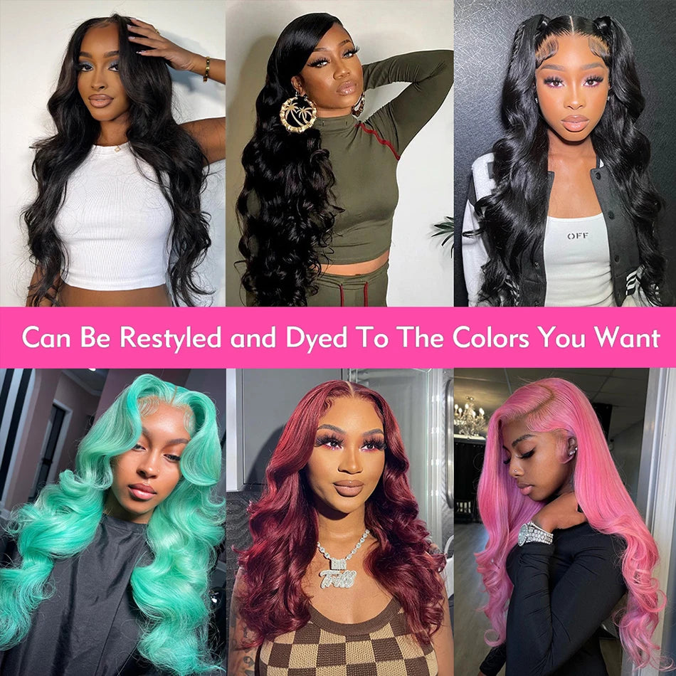 30 inch Hd Lace Front Wig Human Hair 13x6 Body Wave Lace Frontal Wig 13x4 Loose Wave Lace Front Wigs Curly Wigs 100% Human Hair