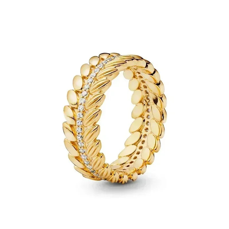 925 Women's Silver Ring Crown Charm Jewelry Fashion Festival Gift