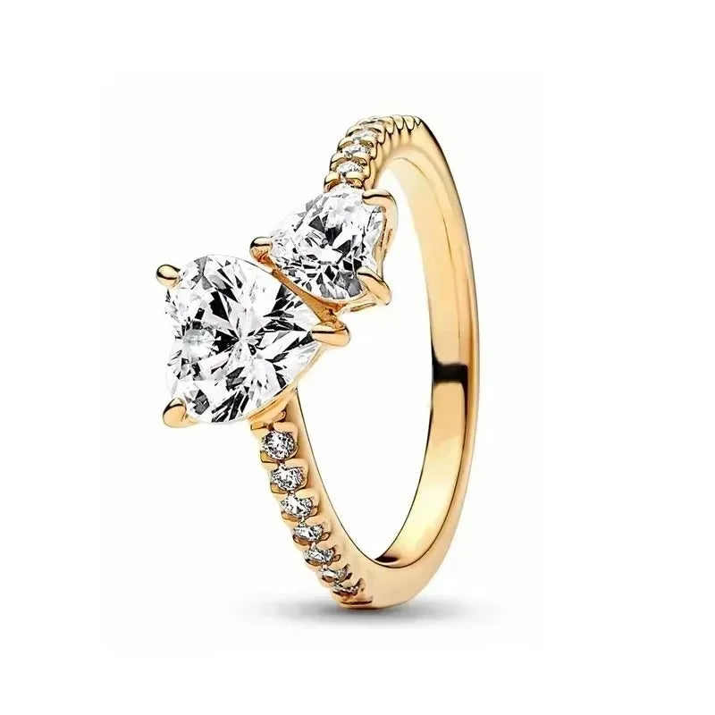 925 Women's Silver Ring Crown Charm Jewelry Fashion Festival Gift
