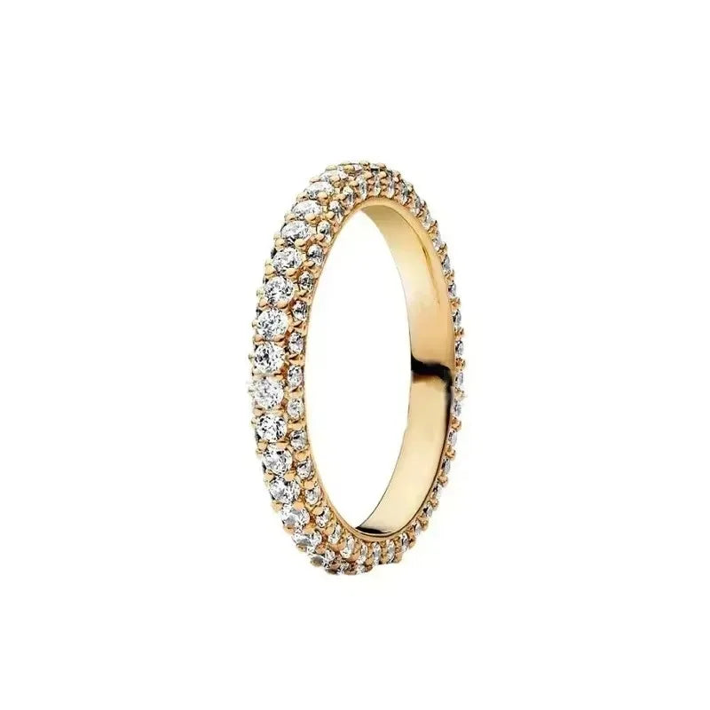 925 Women's Silver Ring Crown Charm Jewelry Fashion Festival Gift