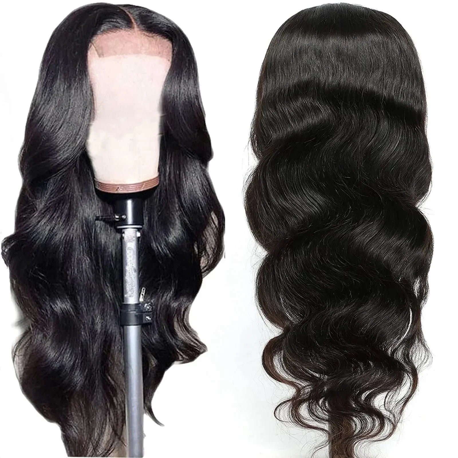 Body Wave Lace Front Wigs Hair Pre Plucked Baby Hair Glueless Lace Closure Wigs Brazilian  Hair Wigs High temperature synthetic