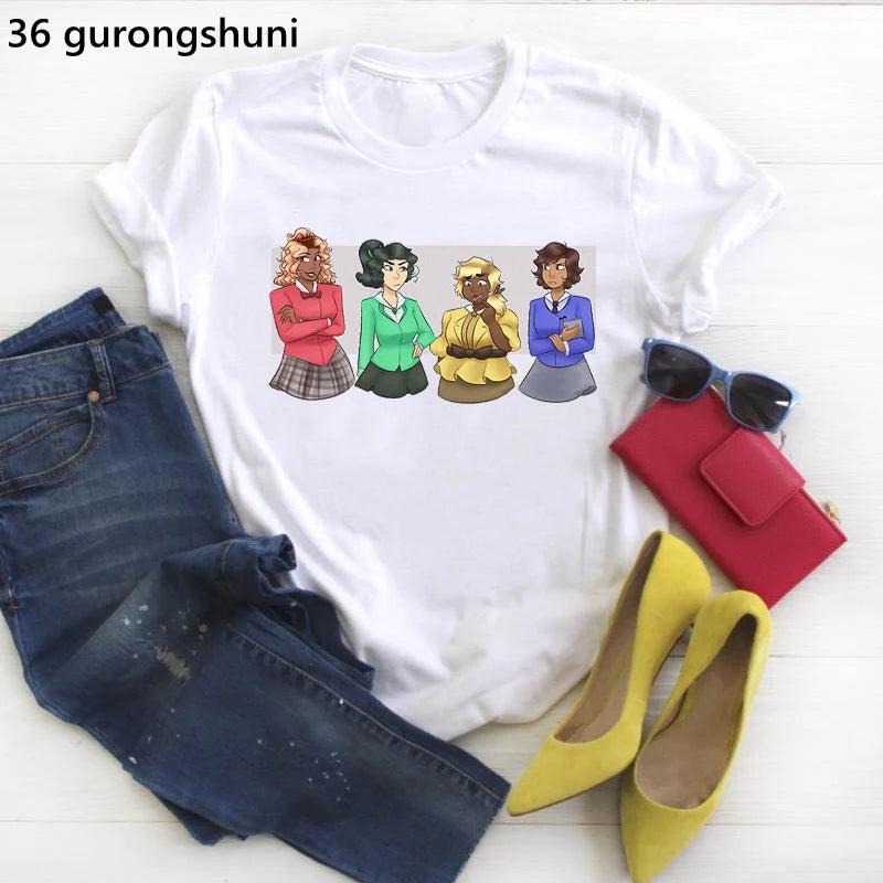 T Shirt Women Funny Heathers The Musical Graphic Print Camiseta Mujer Tshirt Fashion Tee Shirt Femme Summer Women Tops