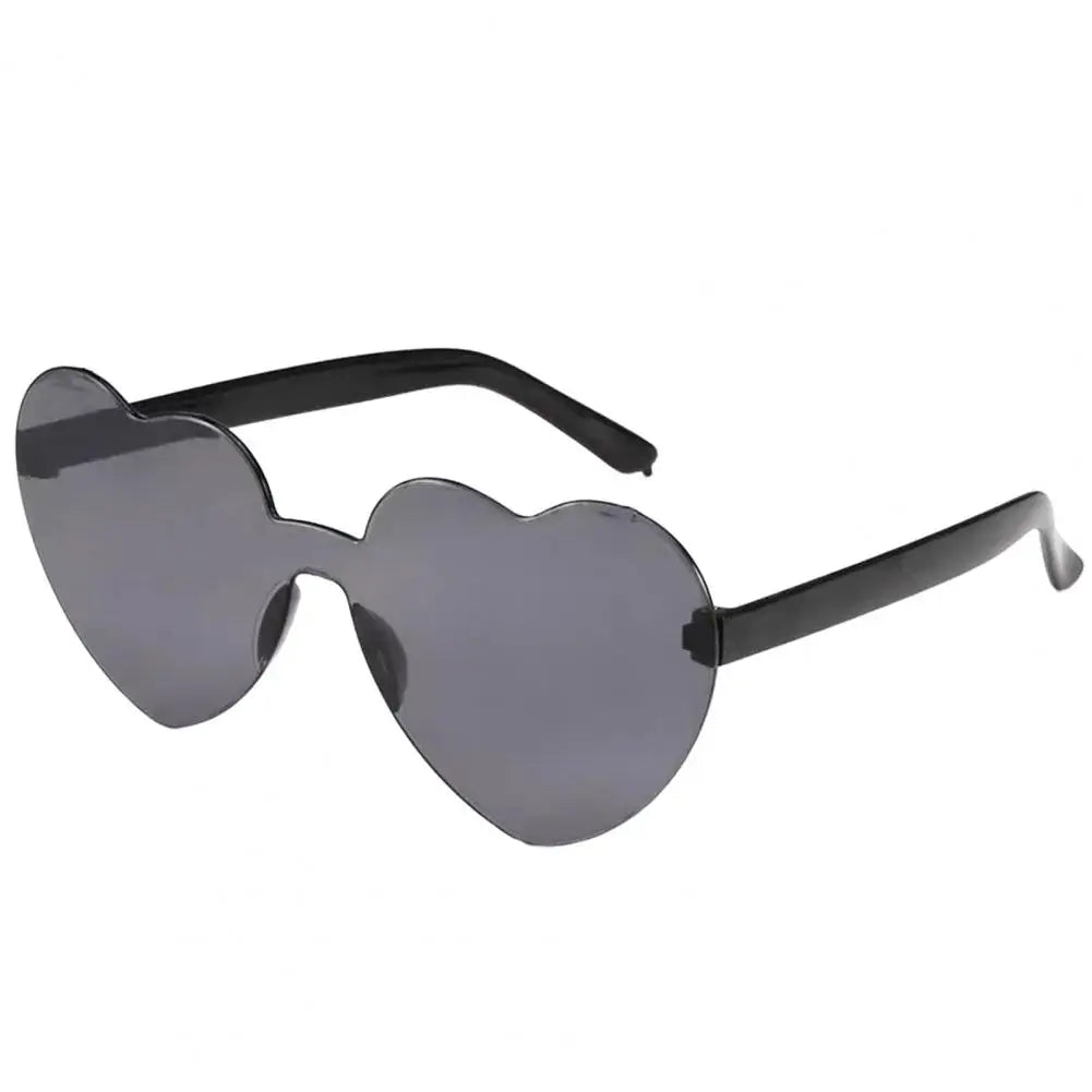 Creative Funny Travel Women Sunglasses Eye Cute Heart Shape Transparent Men Outdoor Sunglasses