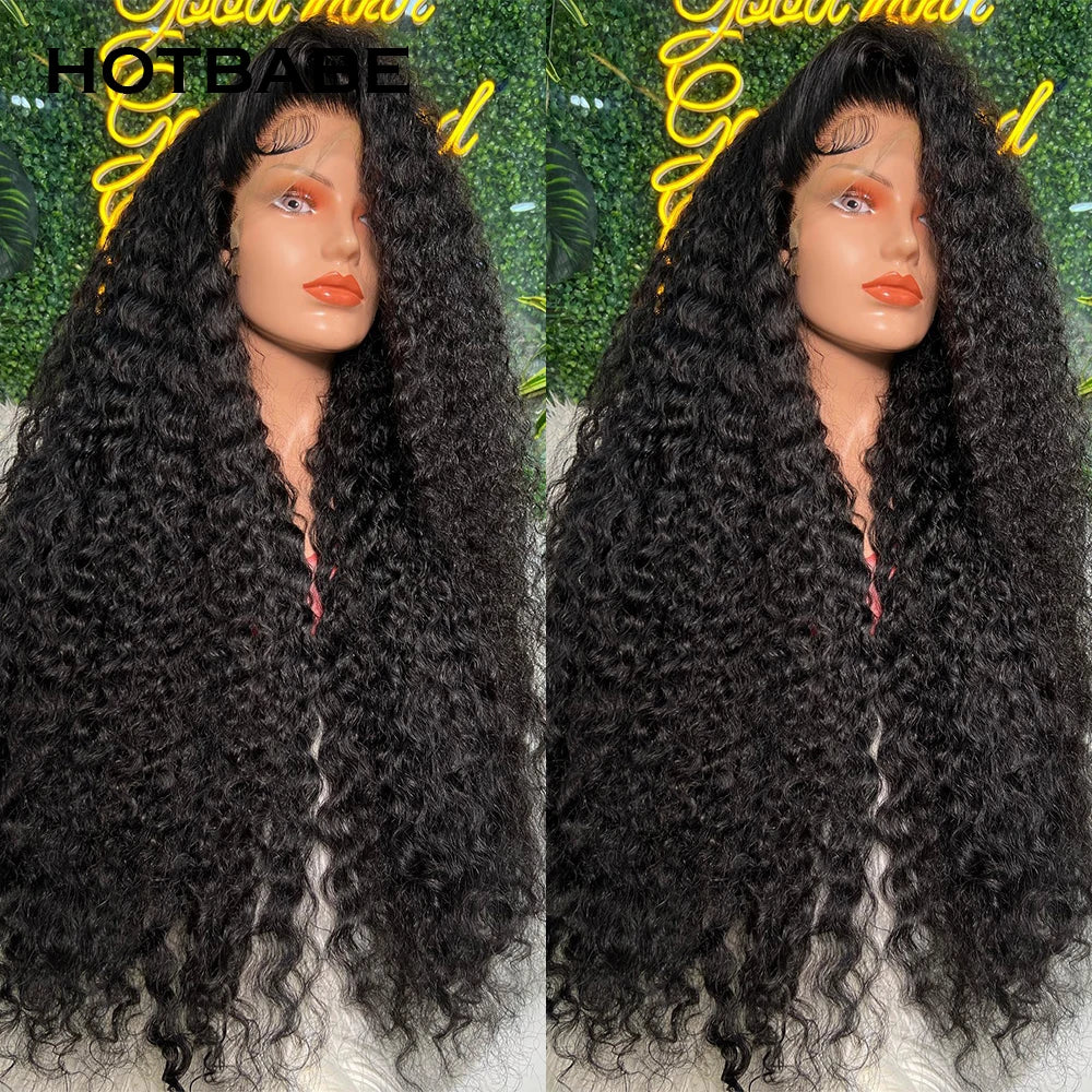 100% Human Hair Kinky Curly Glueless Wigs Human Hair For Women 13×4/13×6 HD Transparent Lace Frontal Wig 400 Density Wear And Go
