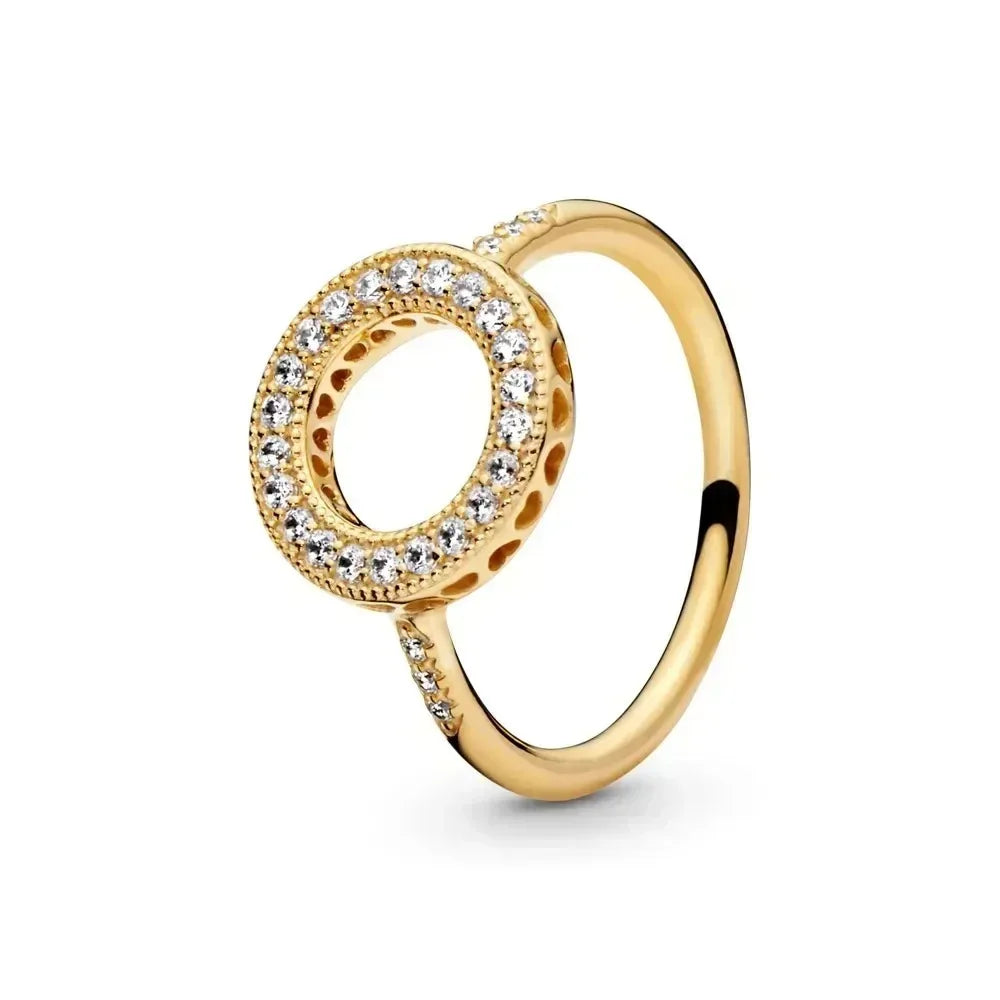 925 Women's Silver Ring Crown Charm Jewelry Fashion Festival Gift