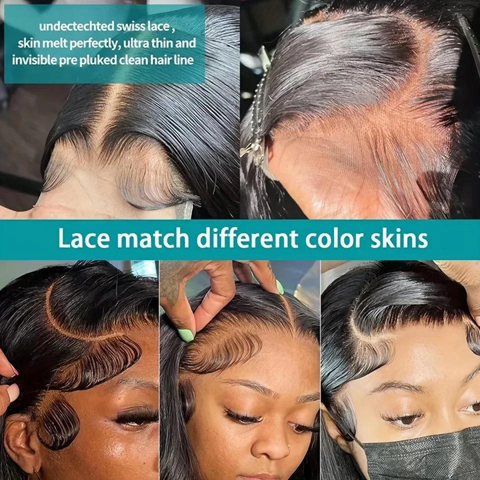 Lace Front Human Hair Wig Brazilian Straight Lace Front Human Hair Wigs For Women Glueless Wigs On Clearance Sale